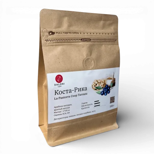 Daloni Daloni Коста‑Рика La Pastorra Tarrazu в зёрнах 250 г