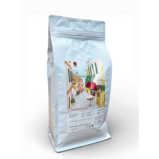 Daloni Кофе La Dolce Vita 100% арабика тёмной обжарки 1кг