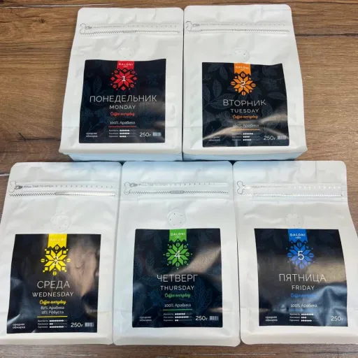 Кофейный сет Daloni «Бодрые будни» (5 видов кофе на каждый день) Кофейный сет Daloni «Бодрые будни» (5 видов кофе на каждый день)