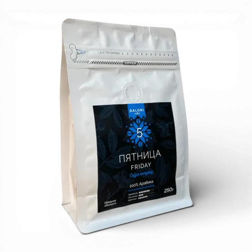 Daloni Кофе «Пятница» — смесь арабики 250 г