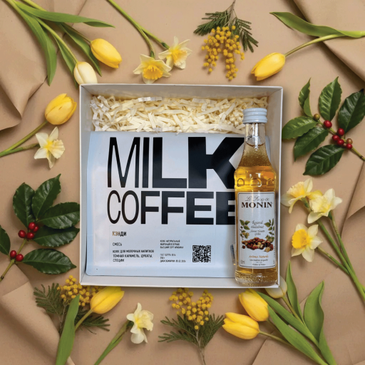 Подарочный набор на 8 Марта «Кофейный комплимент» Подарочный набор на 8 Марта «Кофейный комплимент»