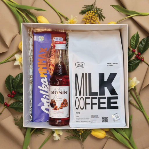 Большой подарочный набор на 8 Марта «Кофейная симфония» Большой подарочный набор на 8 Марта «Кофейная симфония»