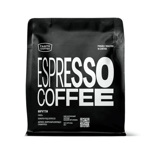 Tasty Coffee Фрутти  кофе для эспрессо 250 г